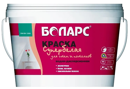 Краска для стен и потолков белая  (2100), 25 кг